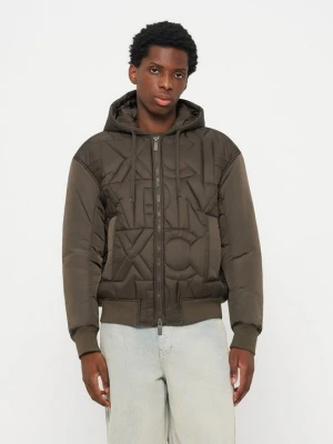 Kurtka zimowa Armani Exchange brązowy