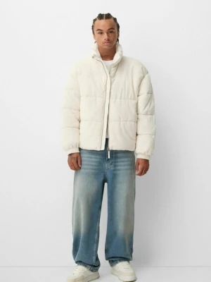 Kurtka zimowa Bershka biały