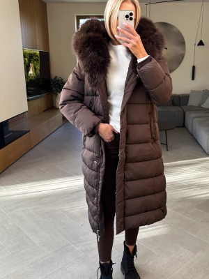 Kurtka Zimowa Brązowa Flam ClothStore
