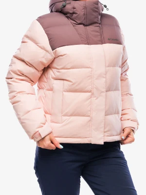 Kurtka zimowa damska Columbia Bulo Point II Down Jacket - dusty pink/basalt crinkle