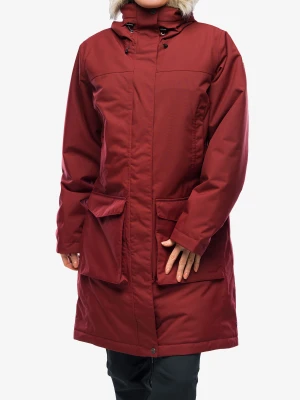 Kurtka zimowa damska Fjallraven Nuuk Lite Parka - bordeaux red