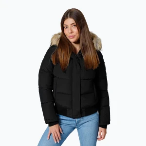 Kurtka zimowa damska Pitbull Azalea Quilted Hooded black