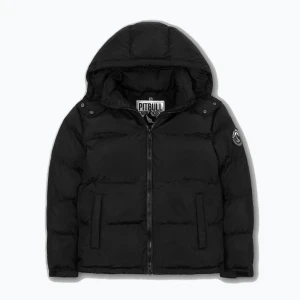 Kurtka zimowa damska Pitbull Cleo Quilted Hooded black