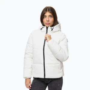 Kurtka zimowa damska Pitbull Vista Quilted Hooded off white