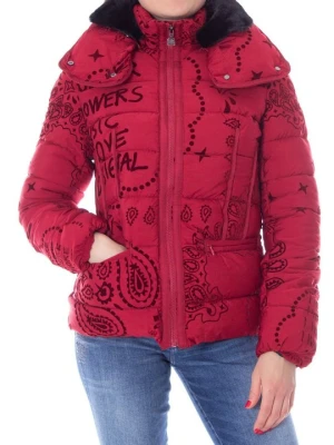 Kurtka zimowa Desigual bordowy