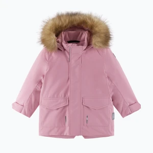 Kurtka zimowa dziecięca Reima Mutka grey pink