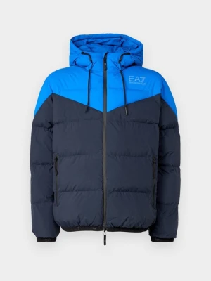 Kurtka zimowa EA7 Emporio Armani granatowy