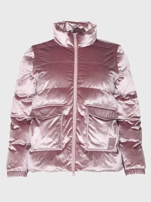 Kurtka zimowa EA7 Emporio Armani liliowy
