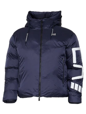 Kurtka zimowa EA7 Emporio Armani niebieski