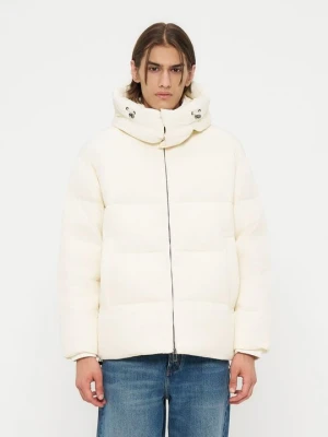 Kurtka zimowa Emporio Armani mleczny