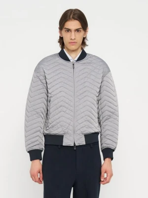Kurtka zimowa Emporio Armani srebrny