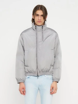 Kurtka puchowa Emporio Armani srebrny
