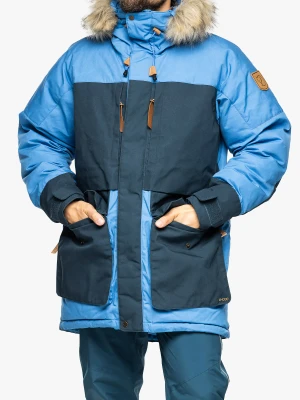 Kurtka zimowa Fjallraven Polar Expedition Parka - un blue/mountain blue