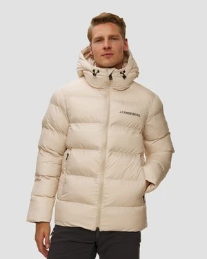 Kurtka Zimowa Męska J.lindeberg Barek Padded Jacket Beżowa J Lindeberg