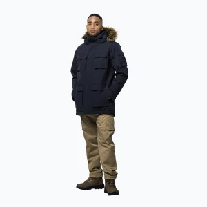 Kurtka zimowa męska Jack Wolfskin Glacier Canyon Parka night blue