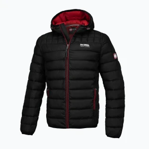 Kurtka zimowa męska Pitbull Padded Hooded Seacoast black