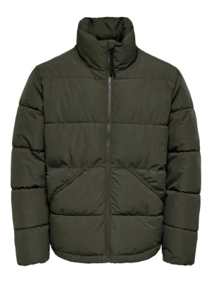 Kurtka zimowa Only & Sons ciemnozielony