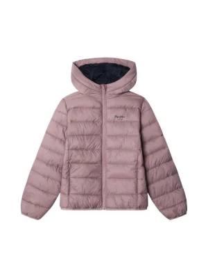 Kurtka zimowa Pepe Jeans liliowy