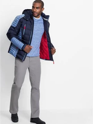 Kurtka zimowa pikowana z odpinanym kapturem bonprix