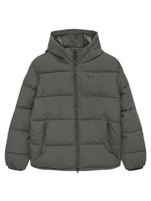 Kurtka zimowa PULL&BEAR ciemnoszary