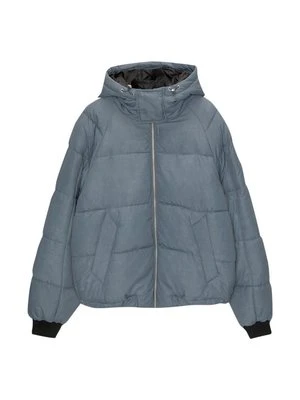 Kurtka zimowa PULL&BEAR niebieski
