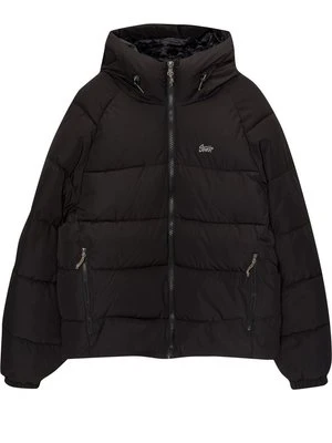 Kurtka zimowa PULL&BEAR czarny