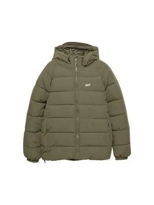 Kurtka zimowa PULL&BEAR ciemnozielony