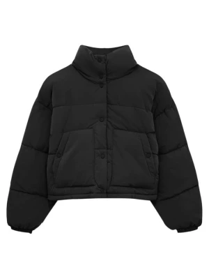 Kurtka zimowa PULL&BEAR czarny