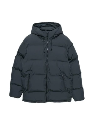 Kurtka zimowa PULL&BEAR granatowy