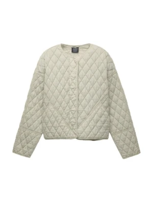 Kurtka zimowa PULL&BEAR khaki