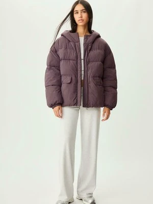 Kurtka zimowa Stradivarius mauve