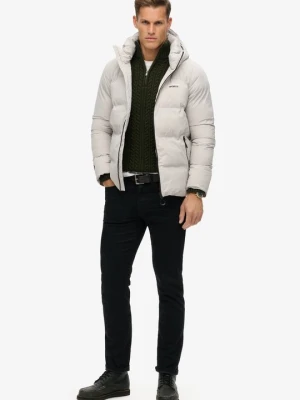 Kurtka zimowa Superdry jasnoszary
