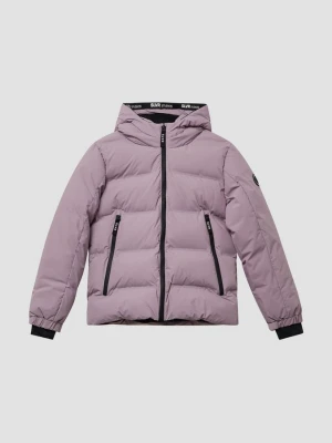 Kurtka zimowa unisex ze sportowymi detalami s.Oliver fioletowy
