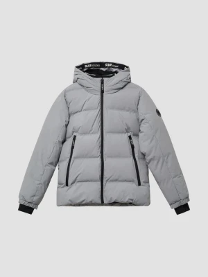 Kurtka zimowa unisex ze sportowymi detalami s.Oliver szary