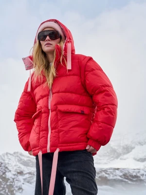 Kurtka zimowa z odpinanymi rękawami Rebel Frost XS