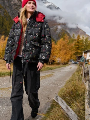 Kurtka zimowa z odpinanymi rękawami Silent Bloom L