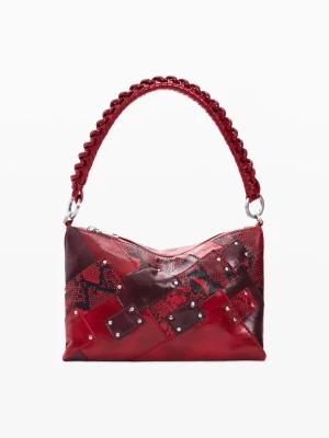 Kwadratowa średnia torba snake Desigual