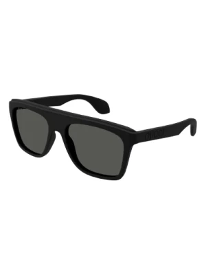 Kwadratowe Czarne Okulary przeciwsłoneczne Gucci