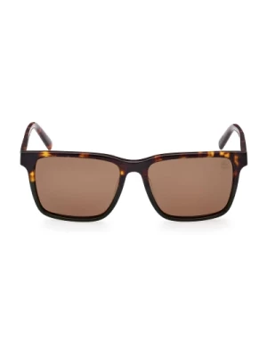 Kwadratowe polaryzowane okulary przeciwsłoneczne brązowy Havana Timberland
