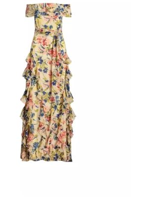Kwiatowa Długa Sukienka Ralph Lauren
