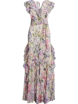 Kwiatowa Sukienka Georgette Ralph Lauren