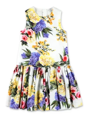 Kwiatowy Mini Sukienka Dolce & Gabbana