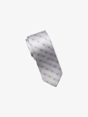 Kwiecisty haftowany jedwabny krawat Michael Kors Mens