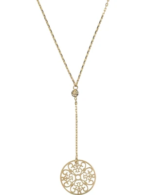 L instant d Or Pozłacany naszyjnik "Rosace pendante" - dł. 42 cm rozmiar: onesize