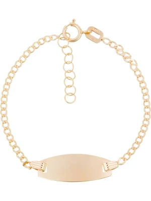 L instant d Or Złota bransoletka "Ovale" z elementem ozdobnym rozmiar: onesize