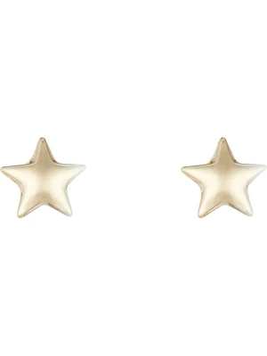 L instant d Or Złote kolczyki-wkrętki "Mini étoile" rozmiar: onesize