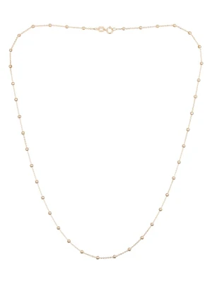L instant d Or Złoty naszyjnik z elementami ozdobnymi - dł. 43 cm rozmiar: onesize