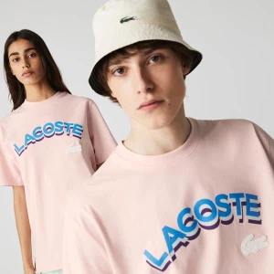 L!Ve Koszulka Unisex O Luźnym Kroju Z Okrągłym Dekoltem LACOSTE