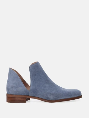 Zdjęcie produktu Niebieskie botki zamszowe L013SUBUOBB024 Venezia
