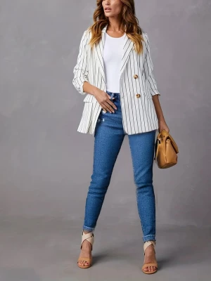 LA Angels Blezer w kolorze biało-czarnym rozmiar: XL